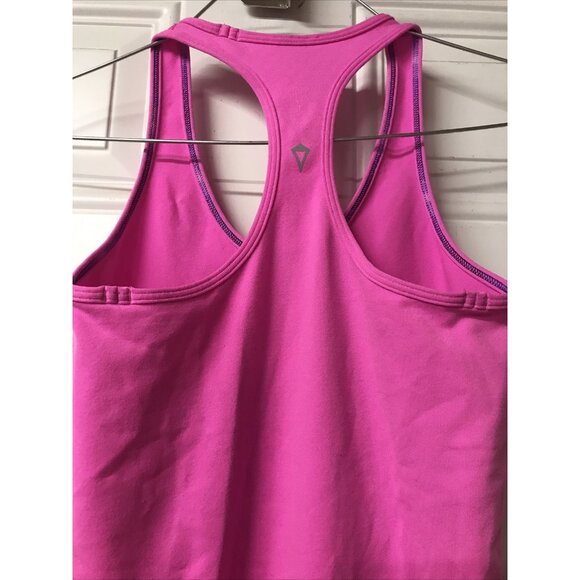 EUC Ivivva Lululemon Sz 12 Girls Pink Stretch Tank Top Racerback IG1460Y - Picture 4 of 5